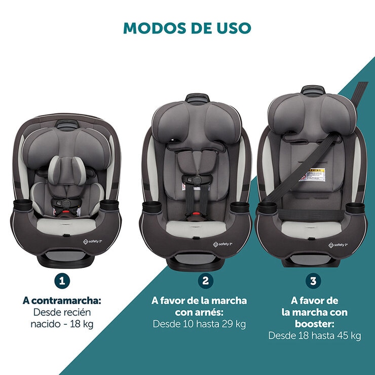 Safety 1st Autoasiento Grow & Go Iron Frost — Imagen 3 de 4