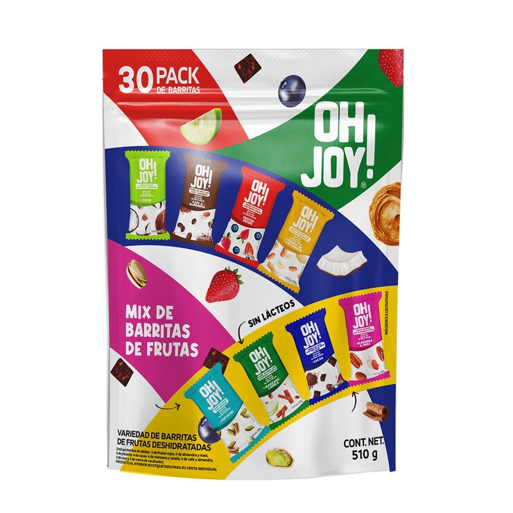 Oh Joy Mix de Barritas de Frutas 510 g