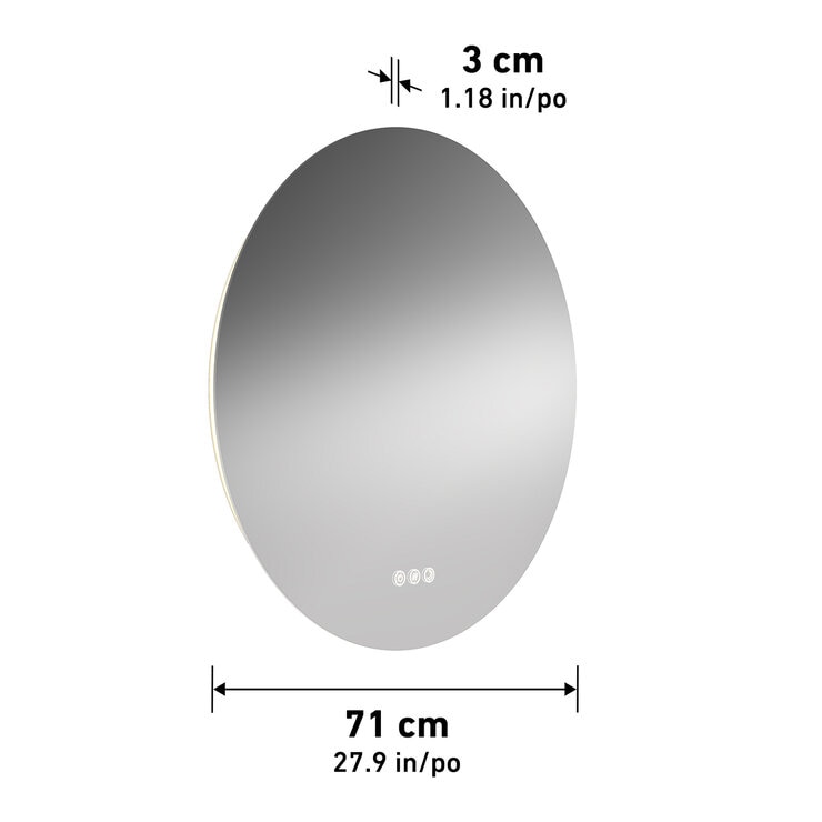 Artika, Espejo LED Modelo Civita — Imagen 2 de 4