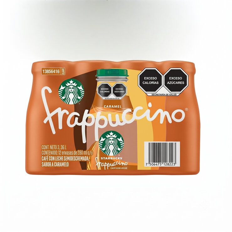 Starbucks Café con Leche Sabor a Caramelo 12 pzas de 280 ml