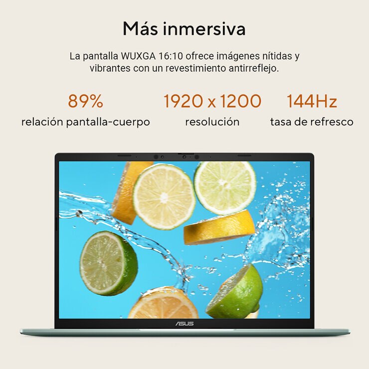 ASUS Vivobook S16 Laptop 16" FHD AMD Ryzen AI 5 330 16GB 512GB SSD — Imagen 4 de 4
