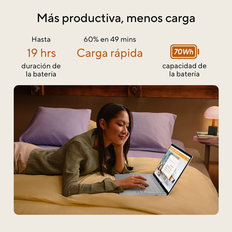 ASUS Vivobook S16 Laptop 16" FHD AMD Ryzen AI 5 330 16GB 512GB SSD — Imagen 2 de 4