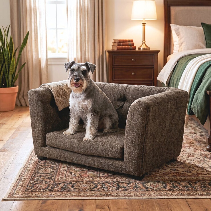 Maypet, Sofa para Mascota, Color Café, Capacidad hasta 20 kg