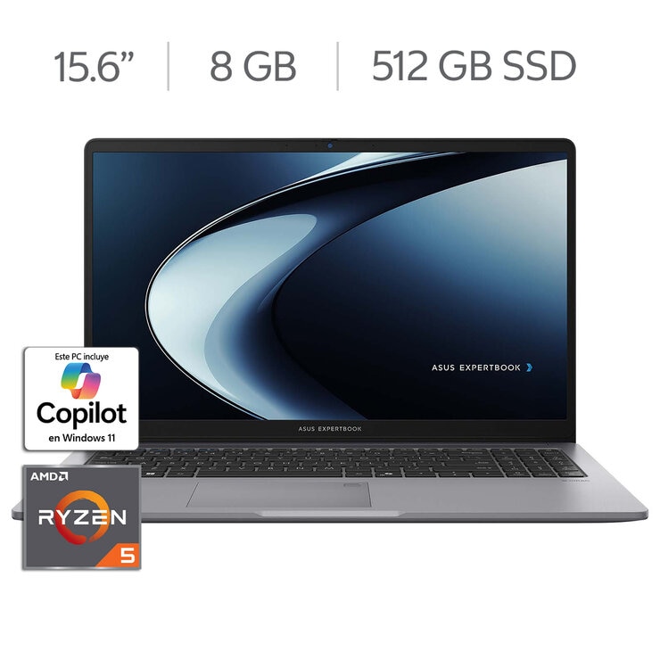 ASUS ExpertBook P1 Laptop 15.6" FHD AMD Ryzen 5 150 8GB 512GB SSD