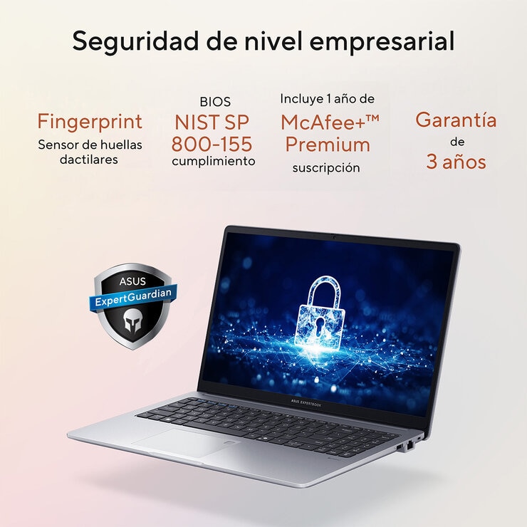 ASUS ExpertBook P1 Laptop 15.6" FHD AMD Ryzen 5 150 8GB 512GB SSD — Imagen 3 de 4