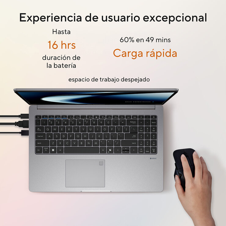 ASUS ExpertBook P1 Laptop 15.6" FHD AMD Ryzen 5 150 8GB 512GB SSD — Imagen 4 de 4