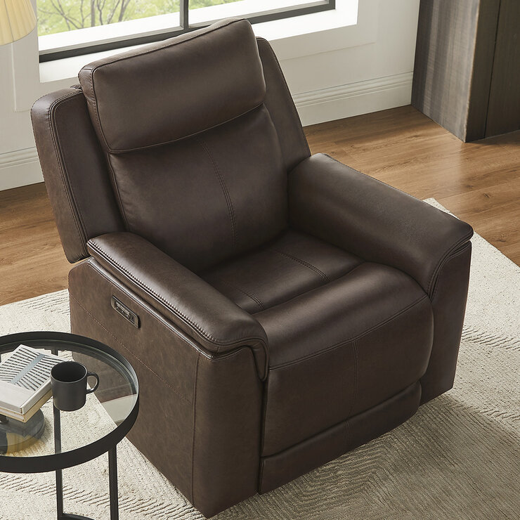 Gilman Creek Furniture, Reclinable Eléctrico de Piel