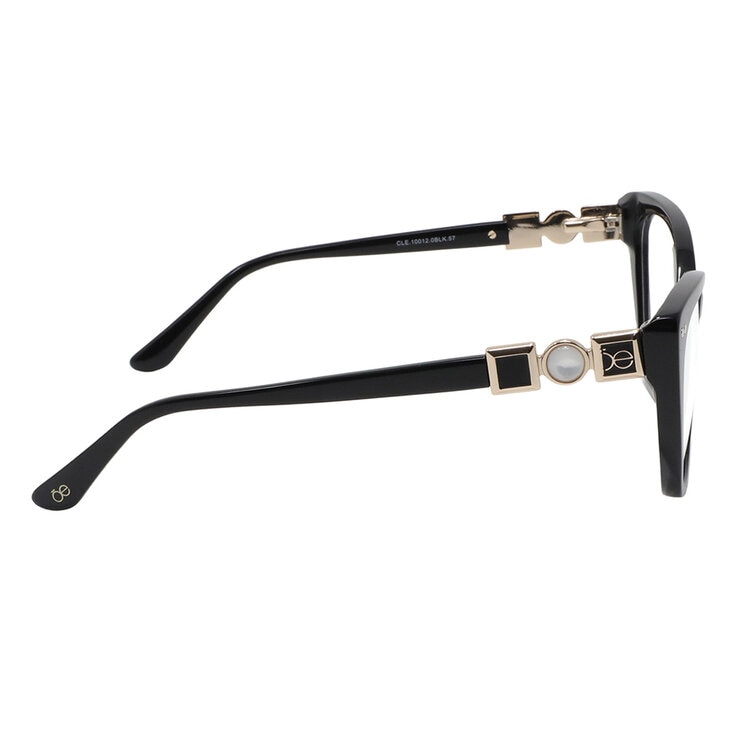 Cloe CLE.10012.0BLK.57 Armazón Oftálmico + Clip Solar Polarizado — Imagen 3 de 4