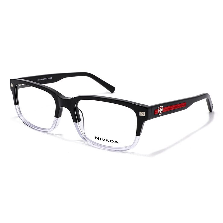 Nivada VNV.X222B.0BLK.57 Armazón Oftálmico + Clip Solar Polarizado — Imagen 2 de 4