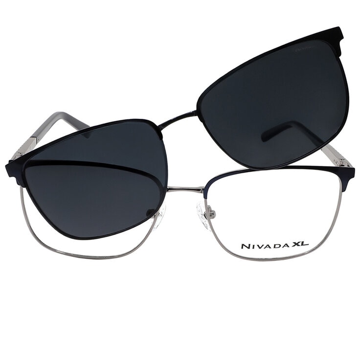 Nivada CNX.X295F.0GUN.57 Armazón Oftálmico + Clip Solar Polarizado