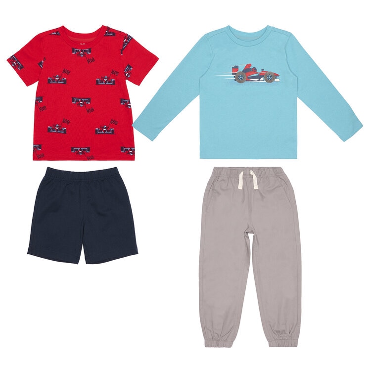 Pekkle Conjunto de 4 piezas para Niños y Niñas Varias Tallas y Colores — Imagen 3 de 4