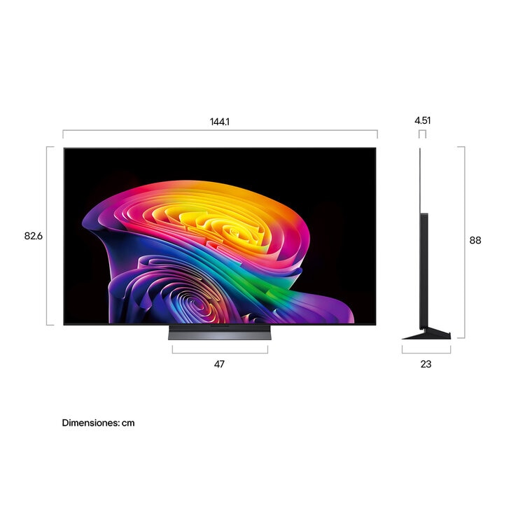 LG Pantalla 65" OLED EVO AI 4K Smart TV — Imagen 4 de 4