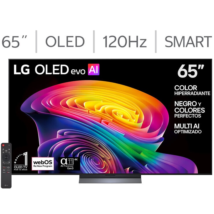 LG Pantalla 65" OLED EVO AI 4K Smart TV