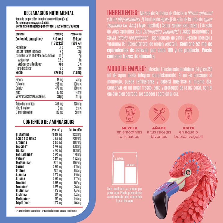 Birdman Fitmingo Proteína Vegetal Sabor Blueberry 1.496 kg — Imagen 2 de 4