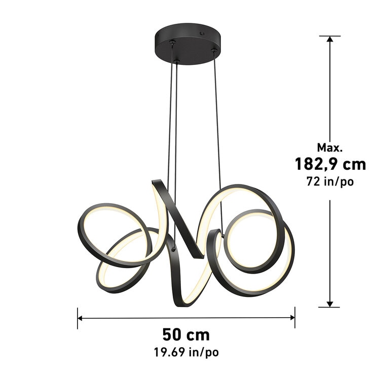 Artika, Lámpara Colgante Modelo Swirl Ribbon — Imagen 2 de 4