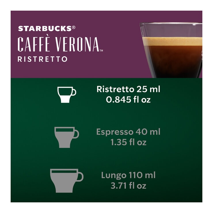 Starbucks Cápsulas Nespresso, 40 cápsulas Café Espresso Roast y Verona — Imagen 2 de 4