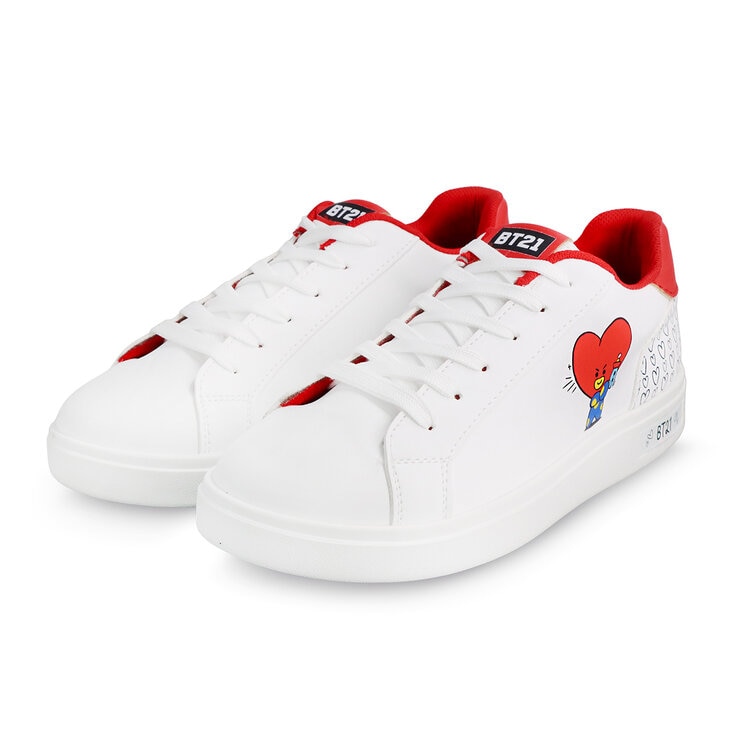 BTS21, Tenis Casual Color Banco para Niña, Varias Tallas