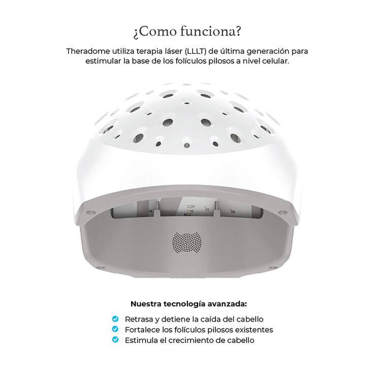 Theradome, Casco de Terapia Laser para el Crecimiento del Cabello EVO LH40 — Imagen 3 de 4