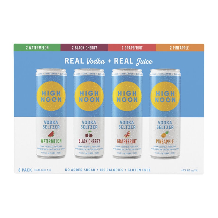Hard Seltzer High Noon Sin Azúcar 8/355 ml