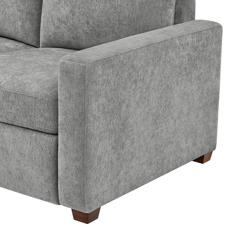 Thomasville, Sofá Estilo Chaise Reversible De Tela De 2 Piezas Con Reposapiés Eléctrico Y Almacenamiento — Imagen 2 de 4