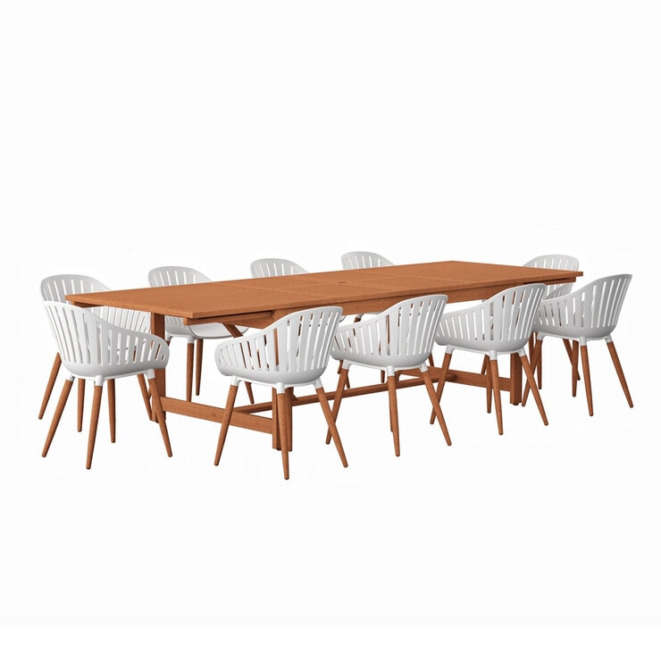 Midtown Concept, Nasseau Comedor Expandible para Exterior de 11 Piezas — Imagen 2 de 4