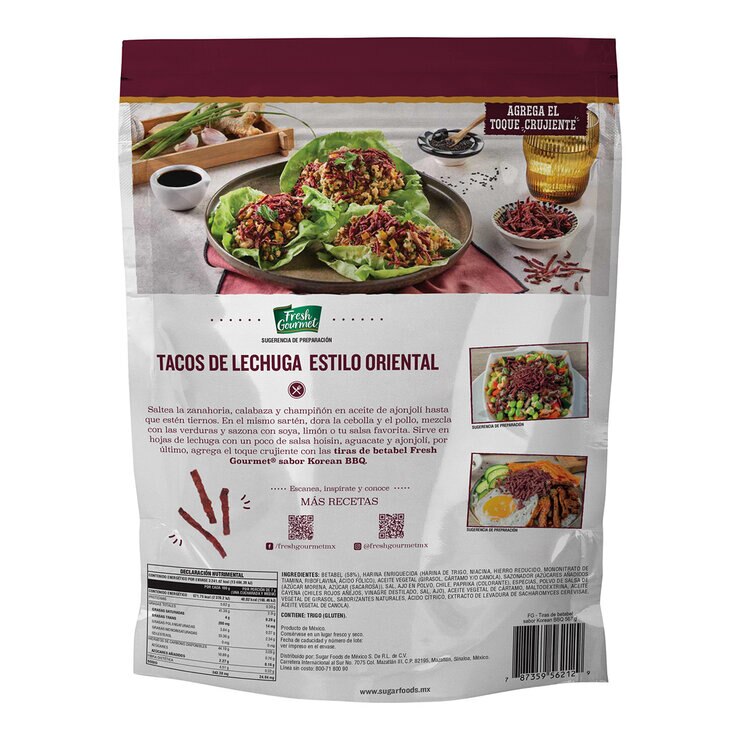 Fresh Gourmet de Betabel Sabor Korean BBQ 567 g — Imagen 4 de 4