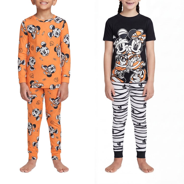 Pijama para Niños y Niñas 4 piezas Varias Tallas y Colores