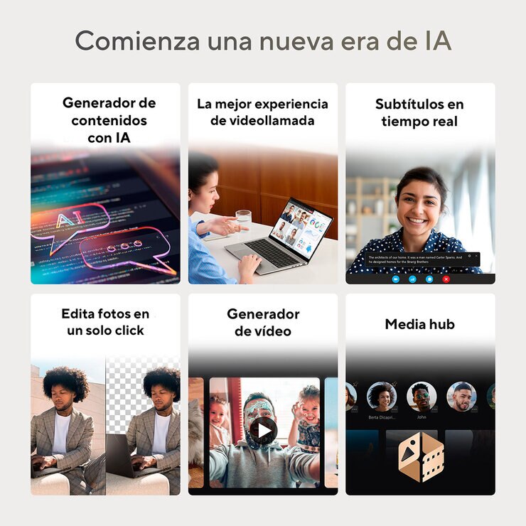ASUS Zenbook A14 Laptop 14" OLED Snapdragon X X1 25 100 16GB 512GB SSD — Imagen 4 de 4