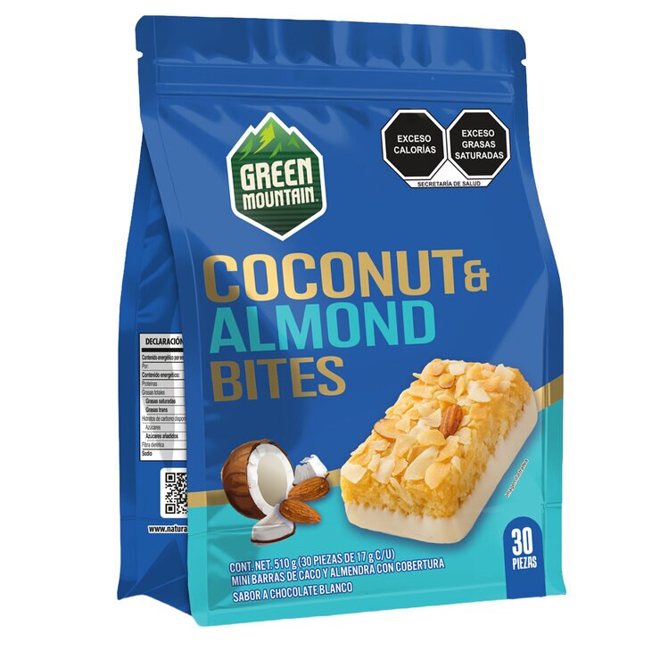 Green Mountain Bites de Coco con Almendra 30/17 g