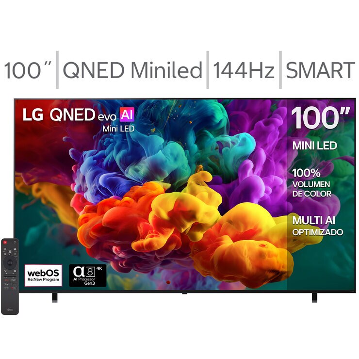 LG Pantalla 100" QNED Miniled 4K Smart TV