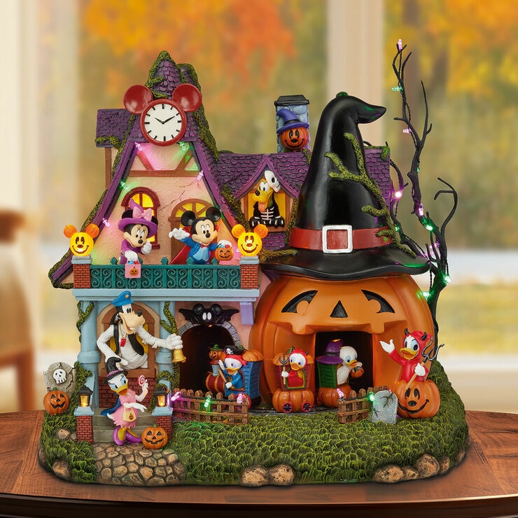 Disney Casa Animada de Halloween con Luces y Música