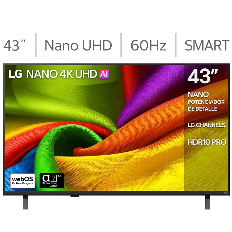 LG Pantalla 43" Nano UHD 4K Smart TV