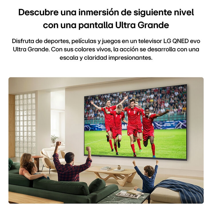 LG Pantalla 75" QNED Miniled 4K Smart TV — Imagen 2 de 4