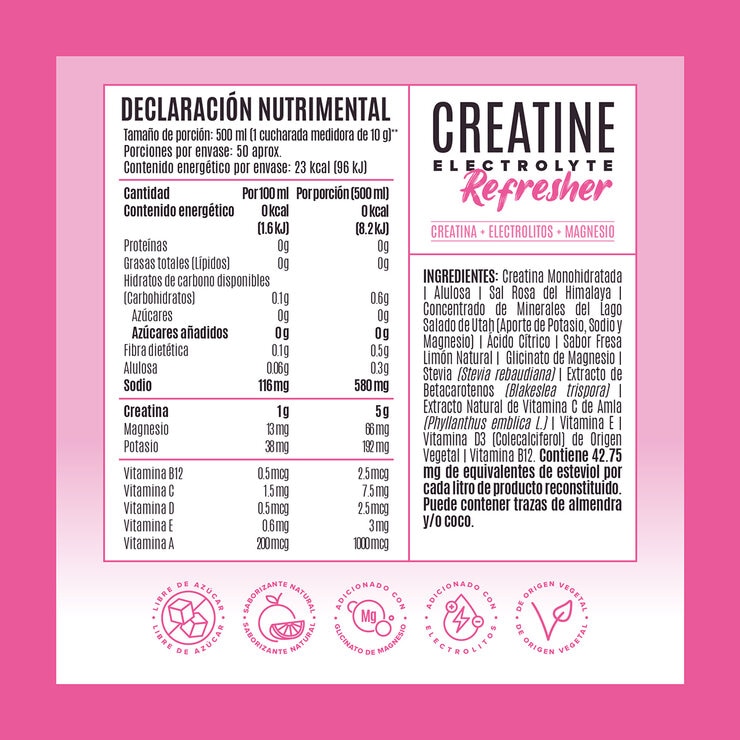 Birdman Creatina Refresher Pink Lemonade 500g — Imagen 4 de 4