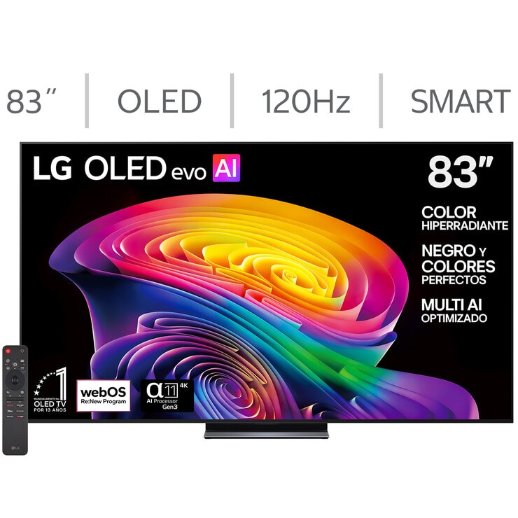 LG Pantalla 83" OLED 4K Smart TV