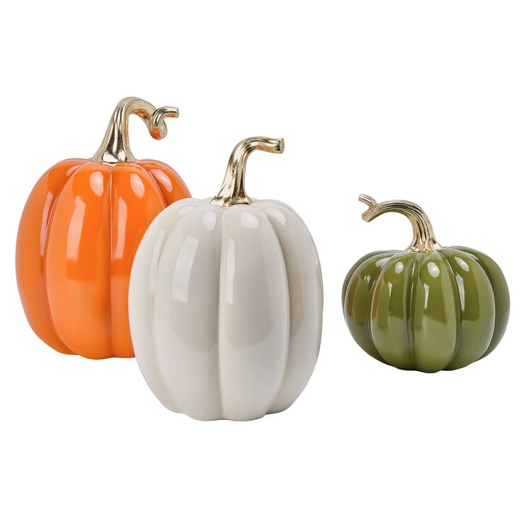 Calabazas Decorativas, Juego de 3 Pzas. — Imagen 3 de 4