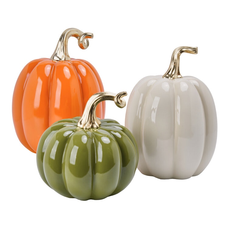 Calabazas Decorativas, Juego de 3 Pzas. — Imagen 2 de 4