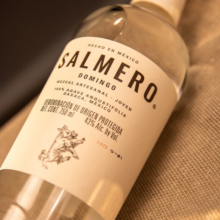Mezcal Salmero Domingo 750 ml — Imagen 3 de 3