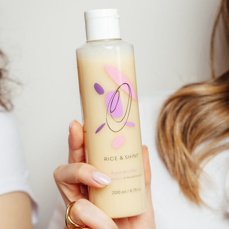 Rice & Shine, KIt Facial de Agua de Arroz, 2 piezas de 200 ml Cada Uno — Imagen 3 de 4
