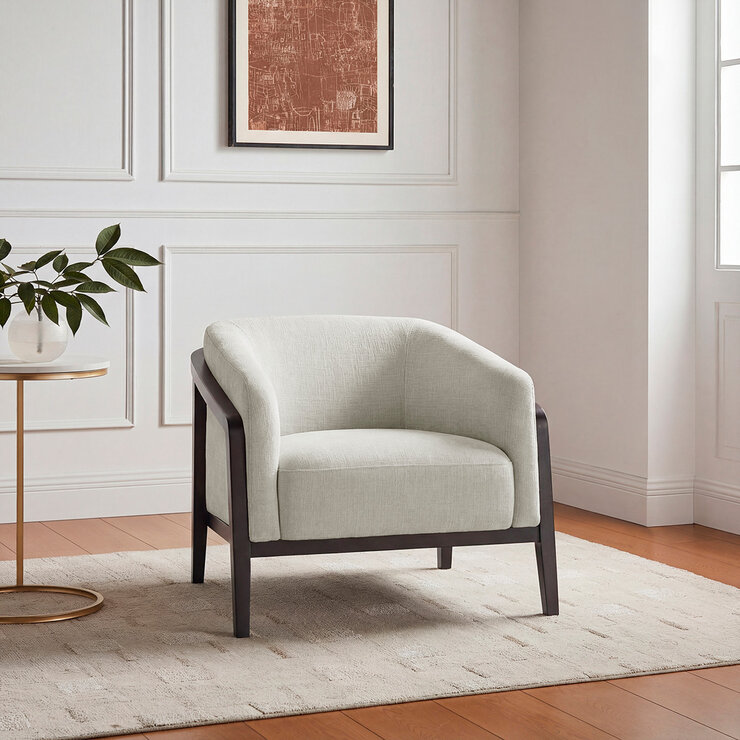 Aiden & Ivy, Silla Decorativa de Tela