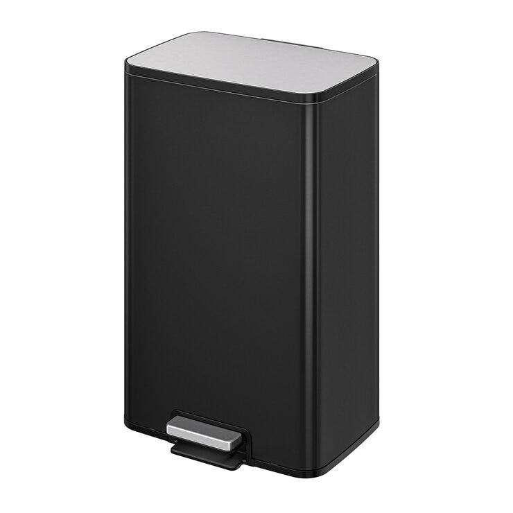 EKO, Bote de Basura de 50 L, Color Negro