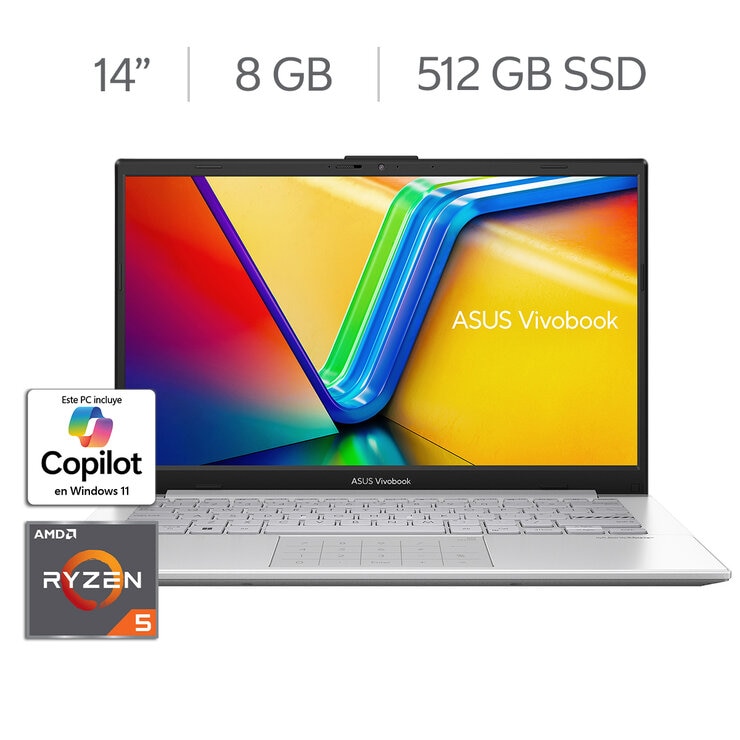 ASUS Vivobook Go 14 14" FHD AMD Ryzen 5 40 8GB 512GB SSD