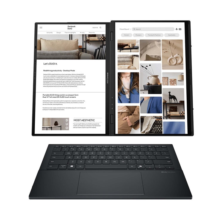 ASUS Zenbook Duo 14" FHD Intel Core Ultra 7 255H 32GB 1TB SSD — Imagen 3 de 4