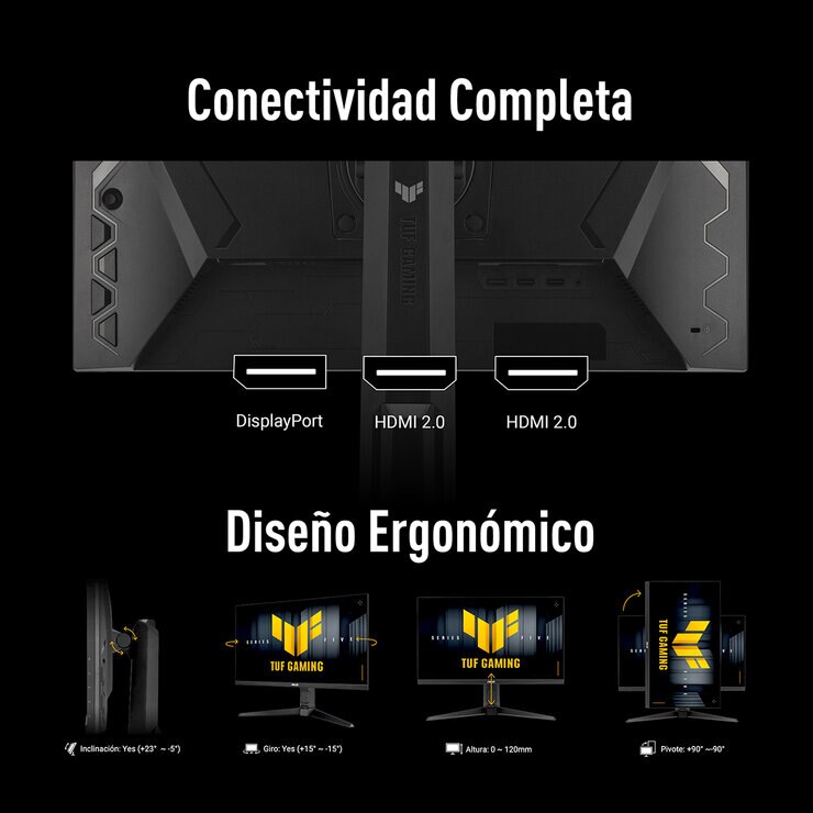 ASUS TUF Monitor Gaming 24 " FHD 240Hz — Imagen 4 de 4