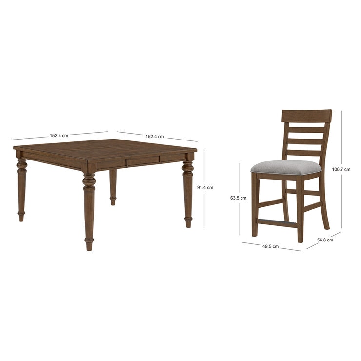 Foremost Home, Concord, Juego de Comedor 9 piezas — Imagen 2 de 4