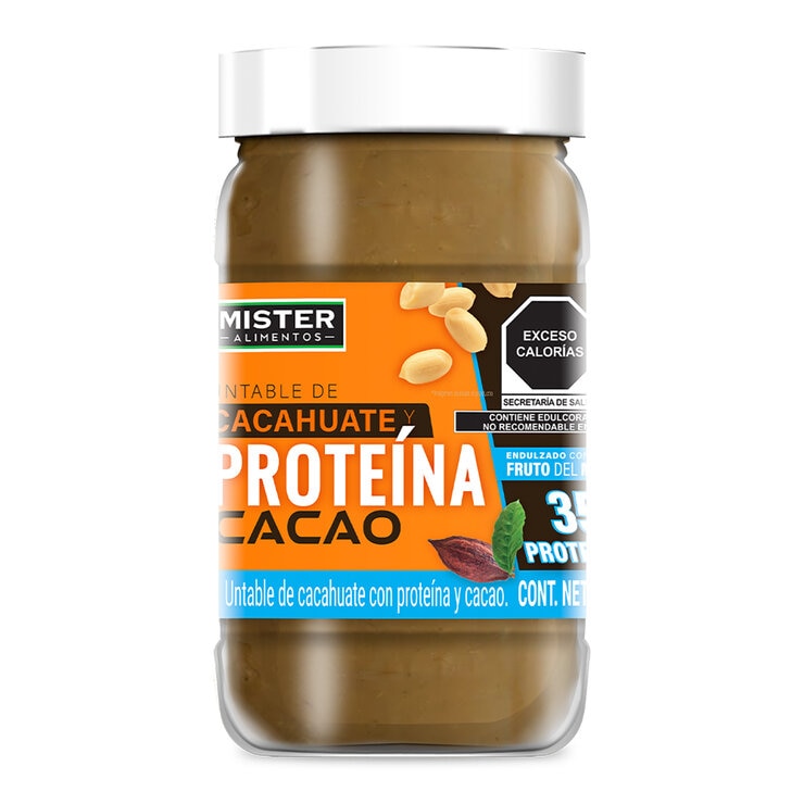 Mister Untable de Cacahuate con Cacao y Proteína 450 g