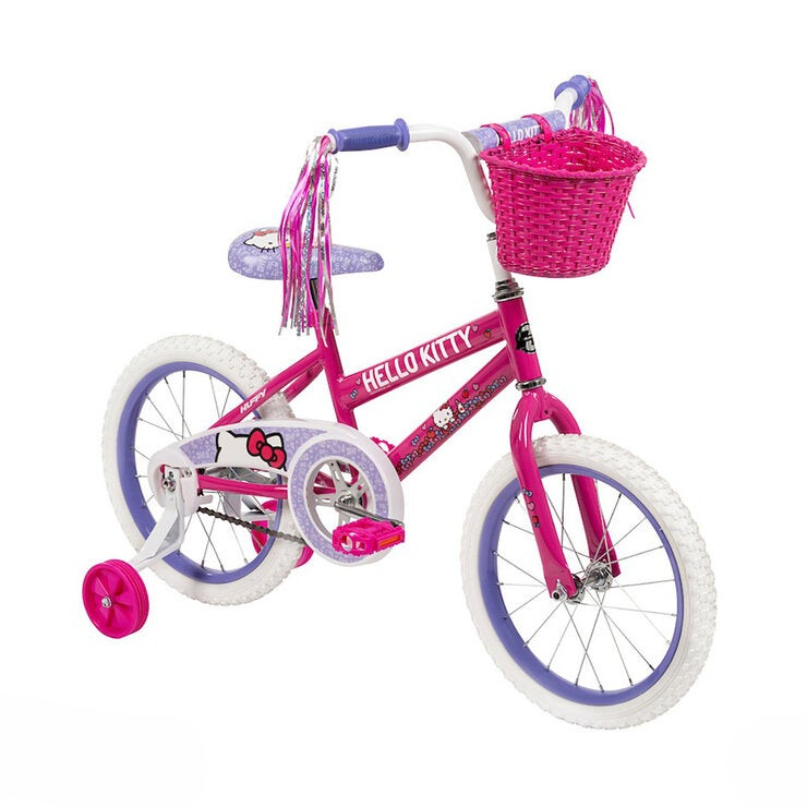 Bicicleta R16 y Scooter Infantil Huffy Kitty Combo