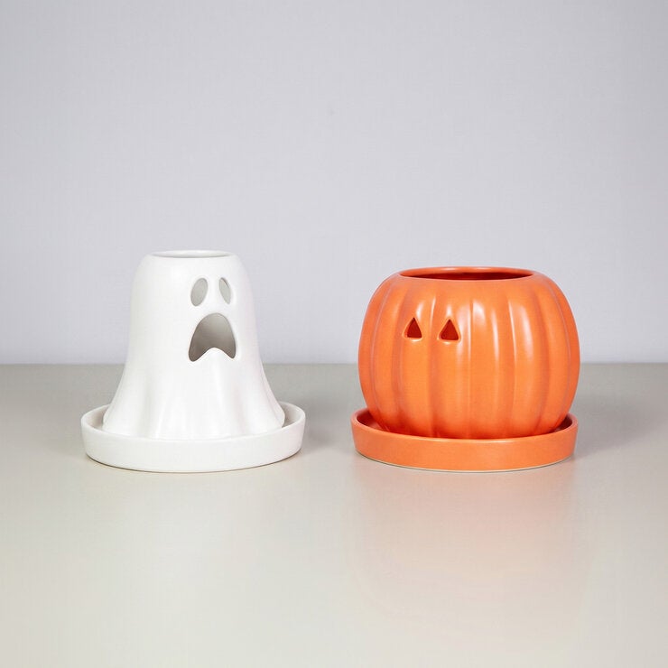 Estudio Floga, Macetas Tipo Halloween de Cerámica 2 piezas, Varios Diseños — Imagen 2 de 4