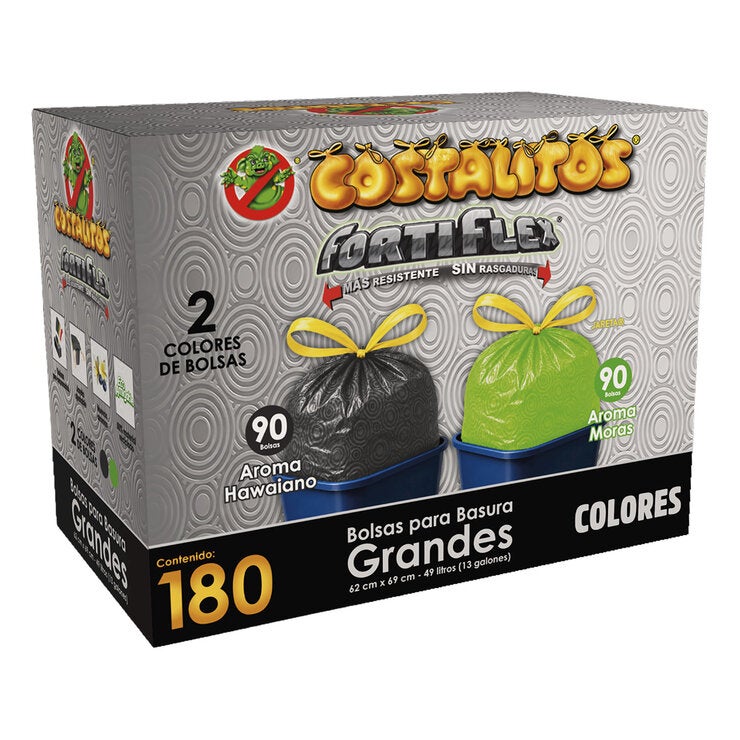Costalitos FortiFlex Bolsas para Basura 180 pzas de 49 l — Imagen 4 de 4