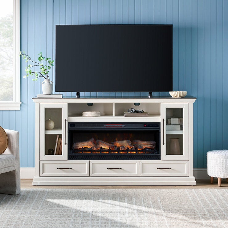 Tresanti, Consola de TV con Chimenea Eléctrica